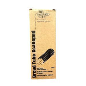 Pampered Chef IN ORIGINAL BOX Scalloped Bread Tubes No. #1565